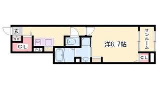 フロレゾンⅡ【1階】の間取り