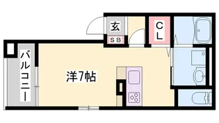 ヴェルデュール・グレイス【2階】の間取り