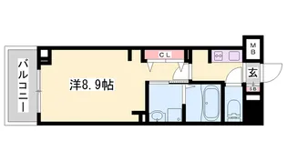 ザ ベース東姫路【3階】の間取り