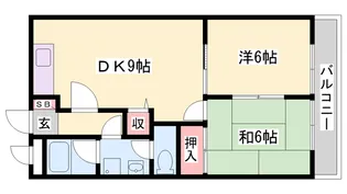 コーポエクセル【2階】の間取り