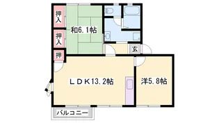 エストピア網干【2階】の間取り