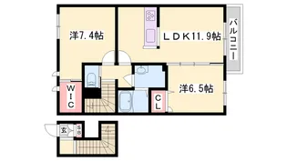 シャーメゾン ホープ【2階】の間取り