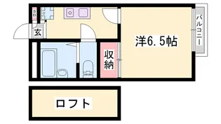 CANALCITY【203号室】の間取り