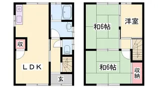 兵庫県姫路市白浜町宇佐崎中3丁目【一戸建】の間取り