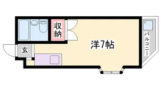 プティ坂元【101号室】の間取り