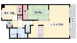 ハーモニー三幸Ⅰ【3階】の間取り