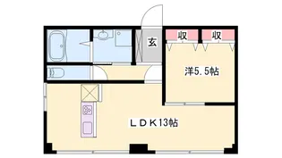 エイトビル福崎【3階】の間取り
