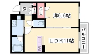 ヴィアソーレ Y【2階】の間取り