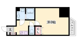 エクセル姫路【7階】の間取り