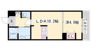 メゾン コンフォール【1階】の間取り