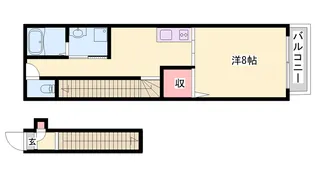 Clarus Glanz【2階】の間取り