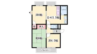 フレグランス金保A棟・B棟(ST)【B101号室】の間取り