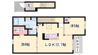 エース・1【202号室】の間取り