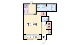 M’sレジデンスHIMEJI【1階】の間取り