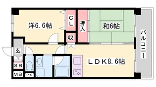 リアライズ加古川Ⅰ【3階】の間取り