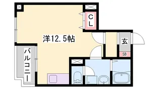 FELICE朝日町【3階】の間取り