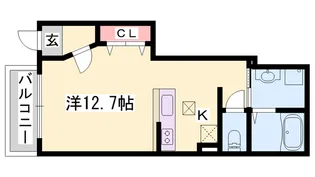 グラン・ヴェ−ルA【102号室】の間取り