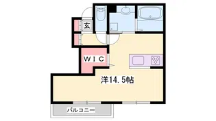 タウンさら2【1階】の間取り