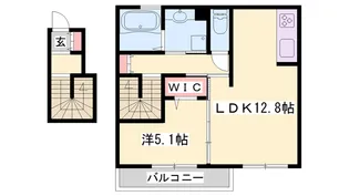 タウンさらⅡ【201号室】の間取り