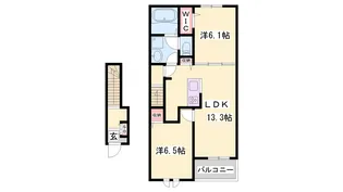 シェリール興浜【2階】の間取り