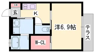 シャーメゾンTao【0102号室】の間取り