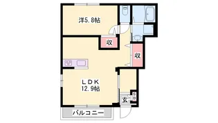 Letoit【101号室】の間取り