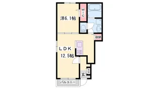 ボード・リヴィエール【1階】の間取り