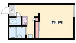 ラ メゾン ド ボヌールⅢ【2階】の間取り
