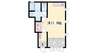 カーサ カリーノ【1階】の間取り