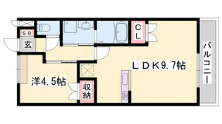 モン・シェリー【202号室】の間取り