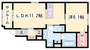 Kibou S【1階】の間取り