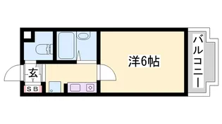 シャトー姫路【2階】の間取り