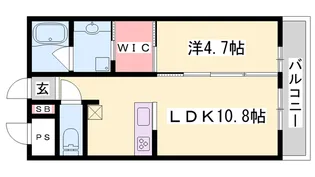 アビオス姫路駅東【502号室】の間取り