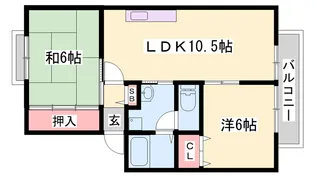 シャルマンコートB棟【206号室】の間取り