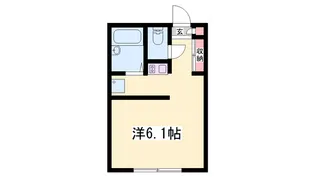 ミストラル西庄【101号室】の間取り