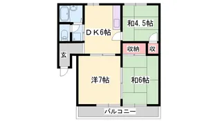 ヴィラ・I(アイ)【2階】の間取り