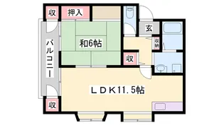 アムール【1階】の間取り