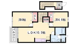 メゾン・エトワール【2階】の間取り