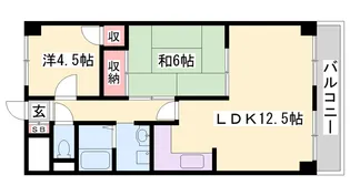 ソフィア21千鳥【201号室】の間取り