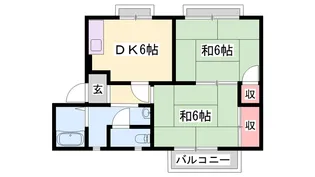 メゾンセントラルパーク【2階】の間取り