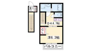 Sereno Ort【2階】の間取り