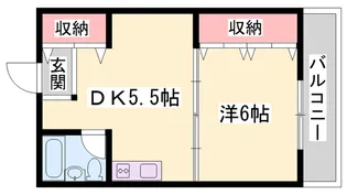 ハイツ泉【103号室】の間取り