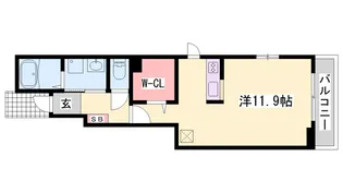 ドミールディオンⅤ【1階】の間取り