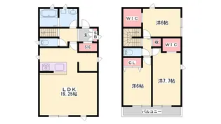 兵庫県加古川市野口町野口【一戸建】の間取り