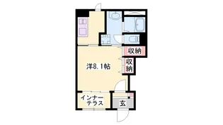 ペガサスⅠ【103号室】の間取り