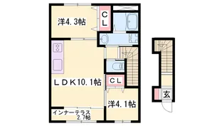 ブリランテ【2階】の間取り
