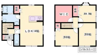 アルクグレイスTENMA【1号室】の間取り