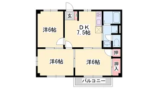 ファミールF【1階】の間取り