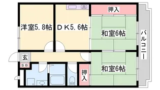 パインコート【3階】の間取り