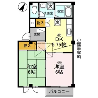 ローレルハイツⅠ【2階】の間取り